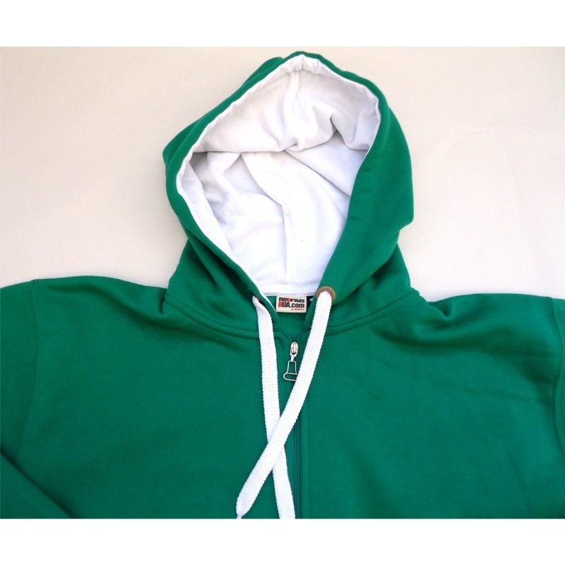 casaco hoody verde